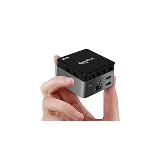 WayPonDEV BY53 Twin Lake N150 Mini Computer, Windows 11 Mini PC, LPDDR5 RAM mit Unterstützung für Zwei 4K-Displays, WiFi5 / BT5.0 GbE, geeignet für Büro Heimkino Gaming und Unterhaltung (BY53 12+256)