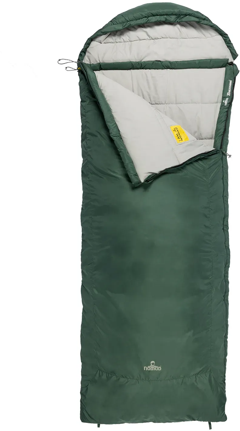 Nomad Aztec Premium Comfort Deckenschlafsack (Herren bis 5°C / max. Körpergröße 190cm / Gewicht 1,45 kg) - LINKS - trekking