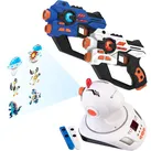 Lasertag-Set mit 2 Pistolen und Ziel-Projektor, Licht- & Ton-Effekte