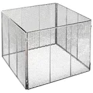 100x100x80cm silber Komposter (546968)