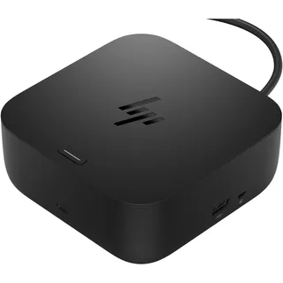HP USB-C 100W G6 Dock (USB-C), Dockingstation + USB Hub, Schwarz