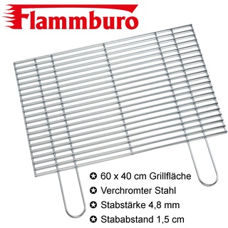 Grillroste eckig - Grillfläche 58 x 30 / 60 x 40 / 67 x 40 cm
