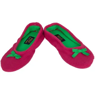 Polo Ralph Lauren Slipper Dame Slip-on Frau Homewear Artikel BAYLEY BALLET, 991653 Fuchsia, USA 6 - UK 5.5 - EUR 39 - CM 25 - USA 6 - UK 5.5 - EUR 39 - CM 25