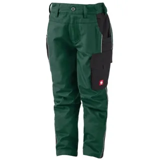 Engelbert Strauss Bundfaltenhose Kinder Bundhose e.s.active grün/schwarz 122-128