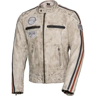 Spirit Motors Retro-Style Lederjacke 3.0 weiß S