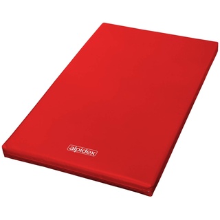 ALPIDEX Matte Turnmatte Sportmatte Gymnastikmatte 200 x 120 x 8 cm mit Antirutschboden RG 20 (sehr weich), Farbe:rot