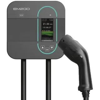 EM2GO Home Wandladestation Typ 2 (11 kW, 16 A) 6,5 m
