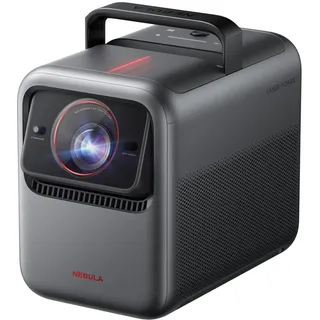 NEBULA X1 Triple Laser 4K Beamer, 3500 ANSI Lumen, 56000:1 Kontrast, 40W Stereo Sound, 0,9-1,5 optischer Zoom, Auto Kalibrierung, Dolby Vision, 300 Zoll, Micro-Gimbal, GTV, Mit Griff, Outdoor