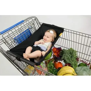 WOOAI Baby-Tragetuch für den Außenbereich, Einkaufswagen, Hängematte, Schwarz, 9 kg, 40 x 20 x 10 cm