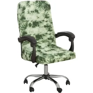 Bürostuhlbezug, Universal-Stretch-Mikrofaser, waschbarer Stuhlbezug, Büro-bedruckter Stretch-Sesselbezug, bequemer Chefsessel