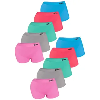 LOREZA 10er Set Pantys - Basics - Bunt | Gr.: 158/170