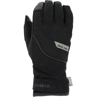 Richa Tina 2 wasserdichte Damen Motorrad Handschuhe, schwarz, Größe S