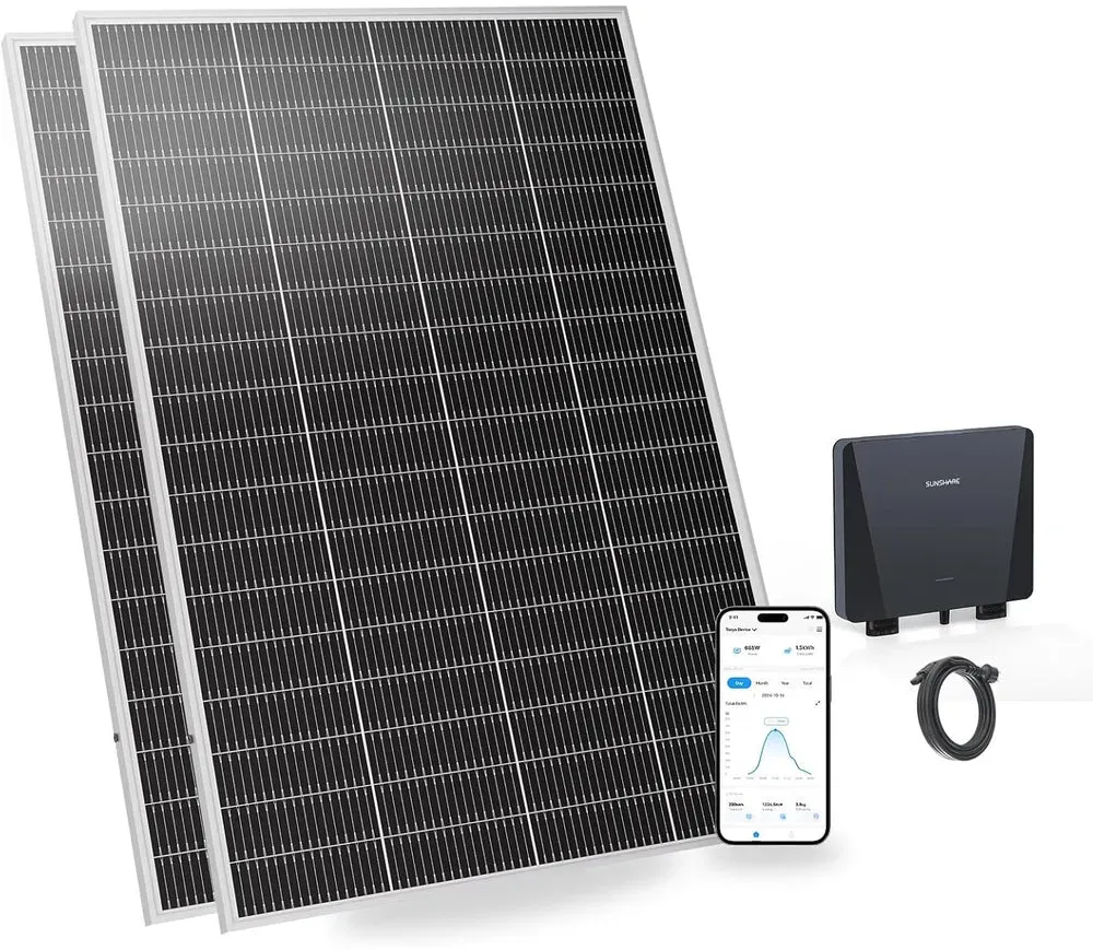 SUNSHARE Ray Lite BASIC KIT Balkonkraftwerk bis 1200W Solar Module, leicht & platzsparend