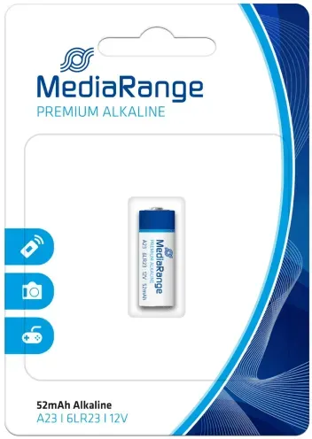 MediaRange Premium Alkaline Batterie, A23, 6LR23, 12V