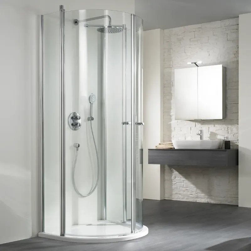 HSK Exklusiv 2.0 Runddusche pendelbar, 4-teilig (Radius 500)
