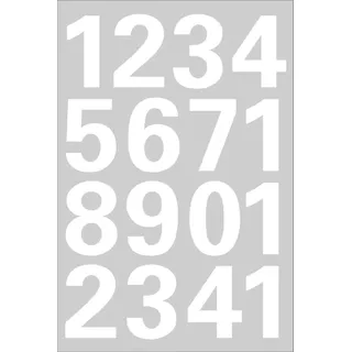 Herma Zahlenetiketten 4170 Weiß 25mm 1 Blatt