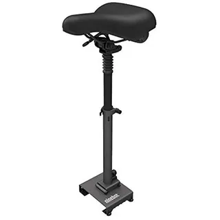 Segway Ninebot Elektroroller-Sattel für MAX G30P und G30LP, verstellbarer bequemer und stoßdämpfender MAX Sitzsattel, schwarz, groß