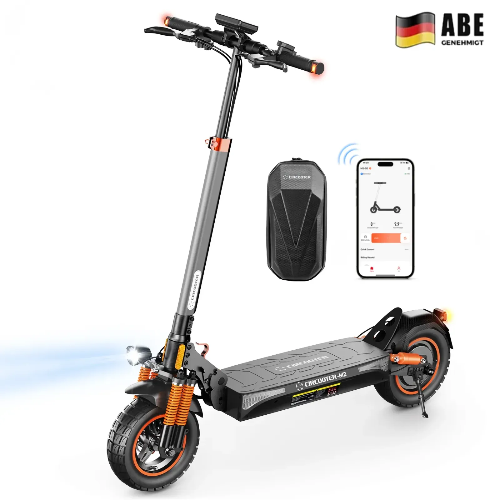 M2 500W Offroad E-Scooter Mit Straßenzulassung (ABE,eKFV)