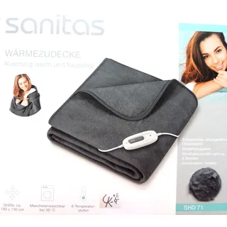 Sanitas Wärmezudecke SHD71 Heizdecke Wärmedecke 180x130 cm Abschaltautomatik NEU