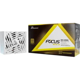 Seasonic Focus GX-850 ATX 3.1 White | PC-Netzteil