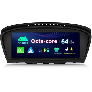 XTRONS Android Autoradio für BMW 3er E90 5er E60 M5 CCC System, 8.8 Zoll IPS Bildschirm Octa Core 64GB Car Stereo Multimedia Player WiFi GPS Bluetooth Car Play