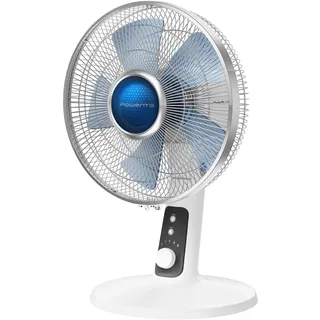 Rowenta Turbo Silence Extreme+ Tischventilator | leistungsstark | leise mit nur 38 dB(A) | geringer Energieverbrauch | 4 Geschwindigkeiten | automatische Oszillation | sicher | Weiß