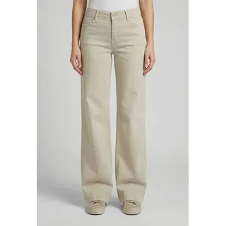 MAC Dream Wide Leg Jeans in Smoothly Beige-D38 / L34