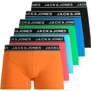 JACK & JONES "JACCRISP im 6er Pack mit Logobund und Stretchkomfort", Herren, Gr. S, 6 Stk.