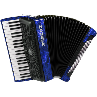 Hohner Bravo III 120 silent key blau Akkordeon