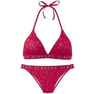 ELBSAND Triangel-Bikini Damen Rot 42 Cup C/D