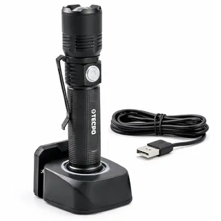 TECPO LED Taschenlampe 600 Lumen