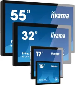 iiyama ProLite TF1015MC-B3, 25,7cm (10,1''), Projected Capacitive, 10 TP, USB, Ethernet, Kit (USB), schwarz