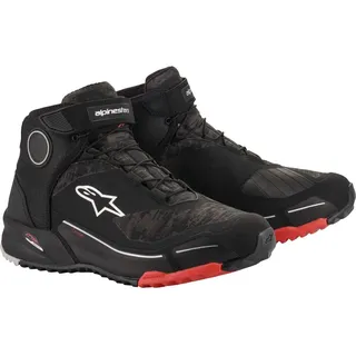 Alpinestars CR-X Drystar Motorradschuhe - Schwarz/Braun/Rot - 12