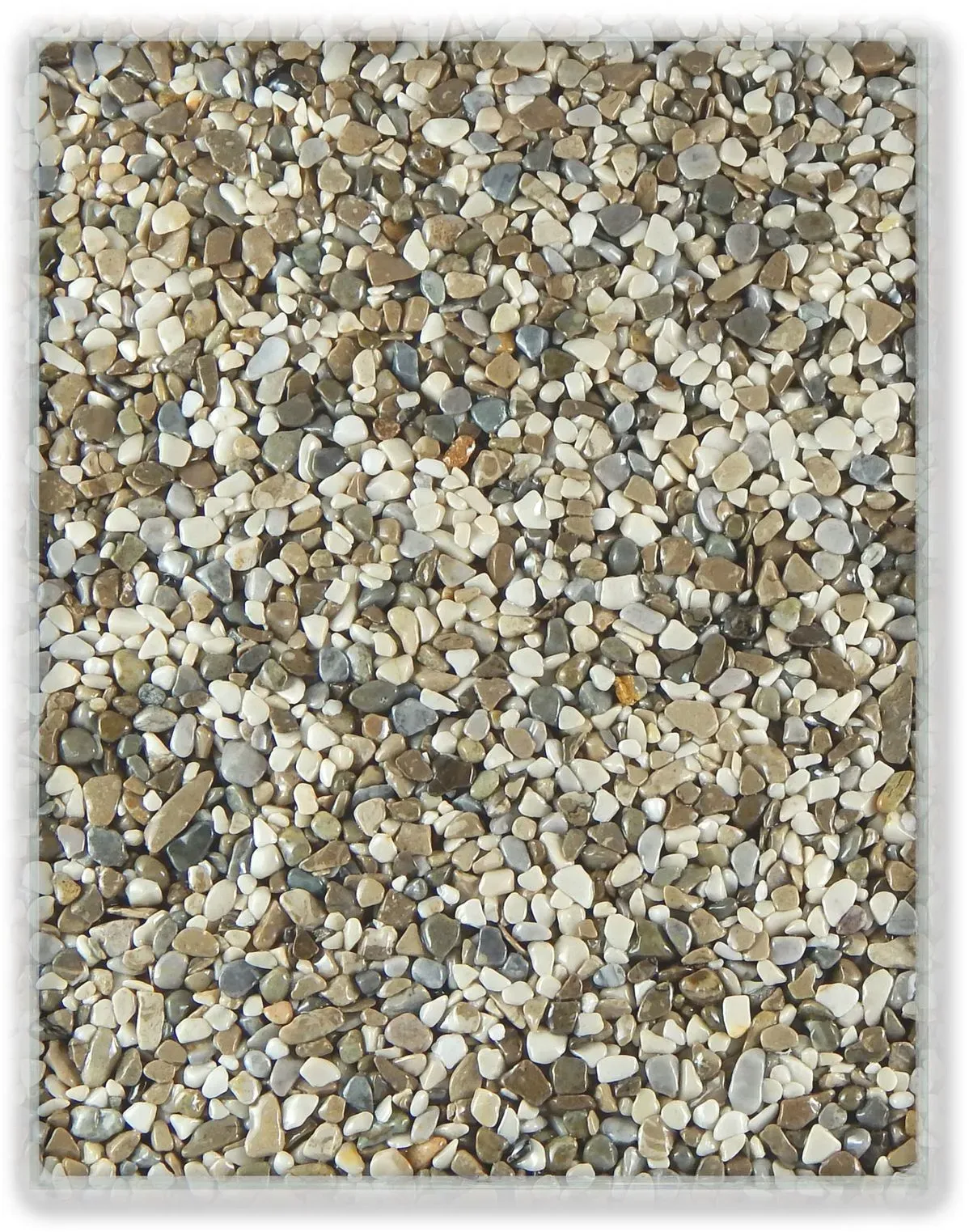 Terralith Farbmuster Marmorsteinteppich -mix milano-, Körnung: fein (2-4 mm)
