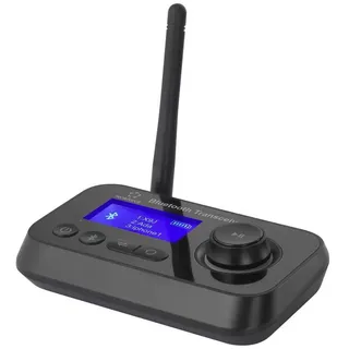 Renkforce RF-BTR-210 Bluetooth® Musik-Sender/Empfänger Bluetooth Version: 5.0 10 m integrierte LED-Anzeige