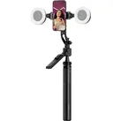 ROLLEI Easy Creator Quadpod Smartphone-Halterung mit AI Tracking + LED Kit