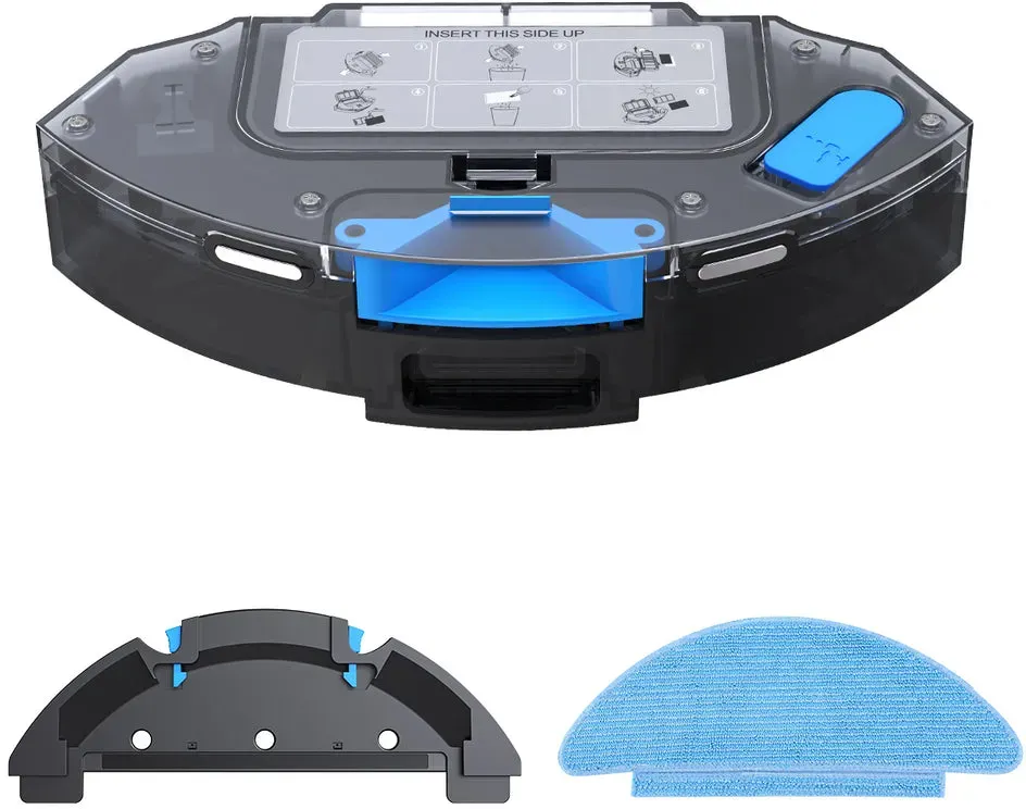 lubluelu SL60/SL68/L20 Serien 2-in-1 Wassertank - EU / Wassertank + Mopphalter + 1 Mopptuch