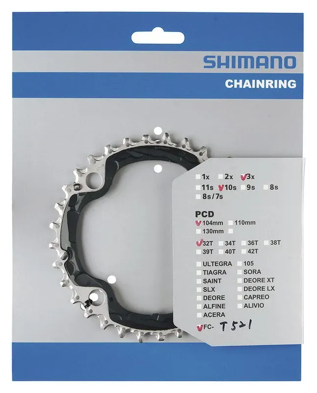 Shimano Kettenblatt Deore FCM610  32 Zähne Y1NL98010