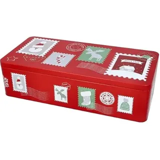 RBV Birkmann Birkmann, GBD XXL Dear Santa eckig, 20×42×11?cm, Weißblech, GBD Dear Santa