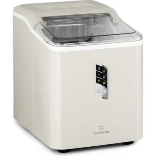 Klarstein Eiswürfelmaschine für Zuhause Camping Gastro, Schnelle Mini Eiswürfelmaschine Klein, Profi Eismaschine für Große Kleine Klare Eiswürfel,