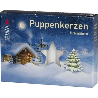 SAICO GmbH Seiffen Puppenkerzen 10 x 65 mm 20 St. weiß