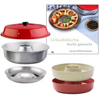 Starter-Set 2.0 für Omnia Campingbackofen inkl. Duo-Pack Silikonform und Kochbuch - Camping Wagner Edition
