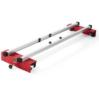 Vevor Planfräsvorrichtung 1525mm, tragbare und leicht einstellbare Vorrichtung zum Glätten von Platten, DIY-Frässchlitten für die Holzbearbeitung, Trimmhobelmaschine zum Glätten von Holz, Heimwerker