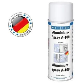 WEICON Aluminium-Spray A-100 abriebfest, abriebfester Schutz gegen Rost und Korrosion, 400 ml