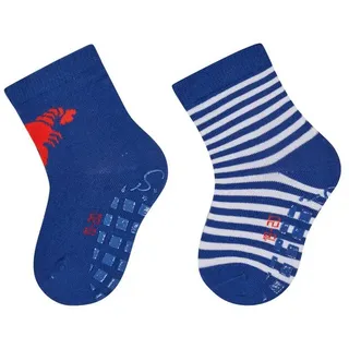 Sterntaler ABS Socken 2er-Pack Krebs in bläulich – Gr.: 20