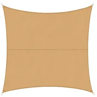 casa pura Wasserabweisendes Sonnensegel quadratisch 300 x 300 cm Sand