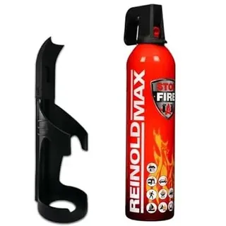 IWH - Feuerlöschspray 750 ml | Kompakter ABF Schaumlöscher mit Halter ideal für Camping, Auto, Haus und Freizeit | Kleines Feuerlöschspray ideal auch für unterwegs | Inhalt: 750 ml; H: 315 mm