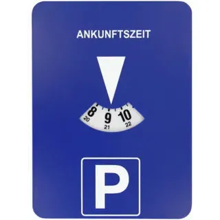 2x Elektronische mitlaufende Parkscheibe Parkuhr mit Uhrwerk Uhr *NEU*