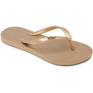 Roxy Viva Vi Flip-Flop, Gold, Synthetik, Schuhe Sandale