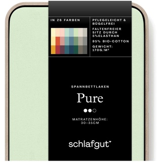 Baumwolle 120 x 200 - 130 x 220 cm green light